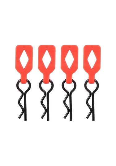 "4 Adet Rc Araç Gövde Klipsi - Traxxas, Hsp, Redcat Ve Diğer 1/10 Modeller İçin"