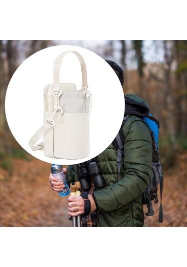 Suntek Telefon Cebi Hediye Piknik Şişe Kılıfı Tutucu Su Beyaz