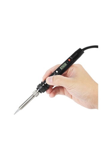 Geeroyoo 80w Siyah Lcd Ekranlı Isıtıcı Ucu Ayarlanabilir Elektrikli Lehim Demiri - 110v Abd Standardı