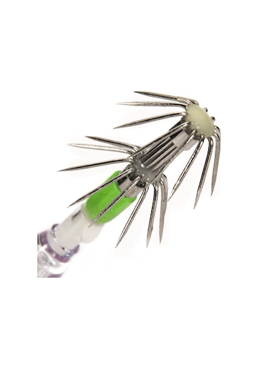 Neevoyu Yeşil Renkli 360 Aydınlatma Özelliği Olta İğneli Denizaltı Kalem Balık Lamba İğnesi - Dayanıklı Pe Plastik