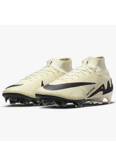Nike Zoom Superfly 9 Elite Fg Çoraplı Erkek Profesyonel Krampon Krem