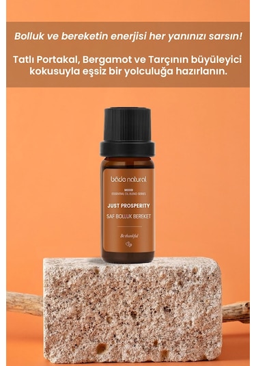 Bade Natural Saf Bolluk Bereket Aromaterapi Karışımı 10 ML