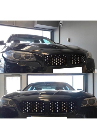 BMW 5 Serisi F10 Diamond Böbrek İçin Uyumlu Panjur 2010-2017