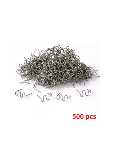 Plastik Zımba Kaynak Tabancası Termal Zımba Pvc Tamir Makinesi Plastik 500 Pcs