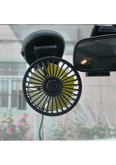 12/24v Taşınabilir Araç Soğutma Fanı 5v Usb Powered Araba Fanı 1 Adet