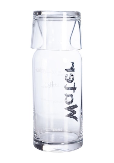 Mudo Home Water Başucu Sürahisi 700ml Siyah