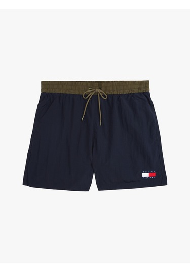 Tommy Hilfiger Medıum Drawstrıng Erkek Mavi Deniz Şortu - Um0um03455 Tommy Hilfiger Medıum Drawstrıng Erkek Mavi Deniz Şortu - Um0um03455