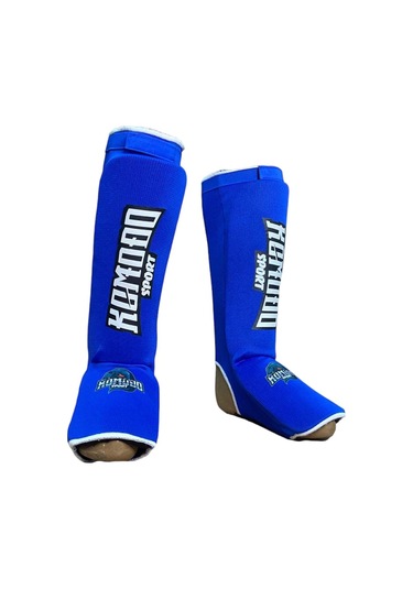 Komodo Sportkick Boks & Muay Thai Bez Kaval Ayaküstü Koruyucu Kbz Mavi
