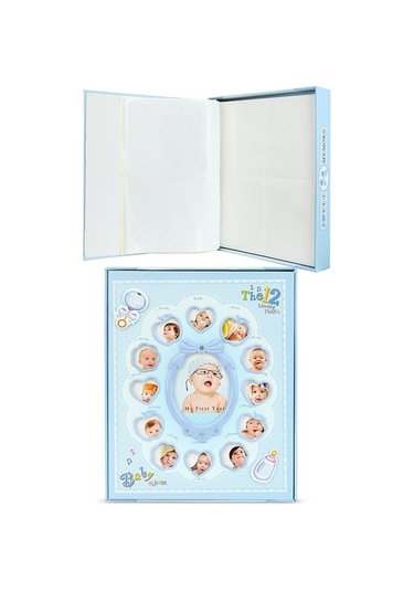 10 x 15 CM 220'lik 12 Ay Pencereli Bebek Fotoğraf Albümü