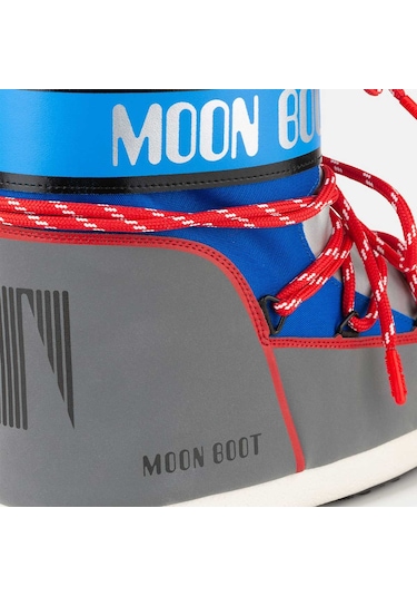 Hf04 Silver Blue Red Bot Kadın 80d1409650 Moon Boot Icon Low Space Racing Çok Renkli