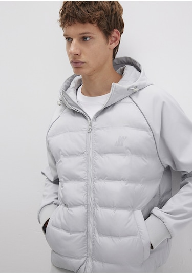 Mavi - Mavi Pro Logo Reflektör Detaylı Gri Ceket 0110559-70075 Gri