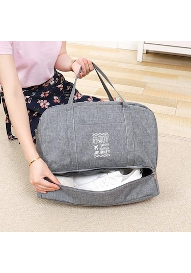 Lacivert Modern Seyahat Saklama Çantası Su Geçirmez Astar Deforme Olmayan Yerden Tasarruf S Lacivert