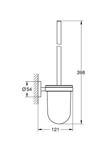 Grohe Tuvalet Fırçalık Essentials Hard Graphite - 40374a01 Diğer