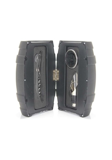 Himarry Fıçı Tasarımı Tirbuşon Seti Bakır