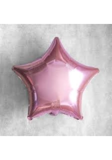 3 Adet Yıldız Folyo Balon Pembe 18 Inc PEMBE