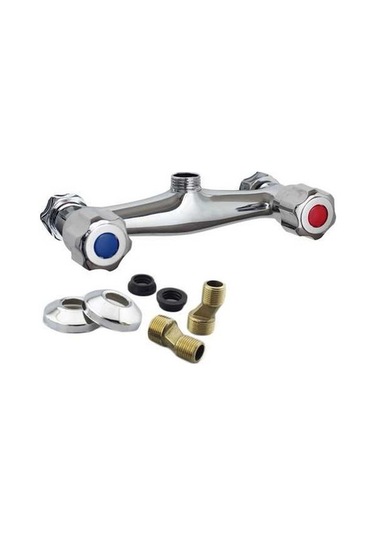 Dancemonkey Cbtx Duvar İçi Çift Kontrol Sıcak-soğuk Su Musluğu, Köşeli Banyo Mikser Vanası, Duş Bataryası Çok Renkli