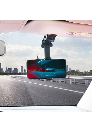 Muduan Zy02d Araba Klip Güneşlik Cep Telefonu Tutucu Abs Evrensel Cep Telefonu Montaj Braketi Siyah Yok Havalandırma Vx4ıy3