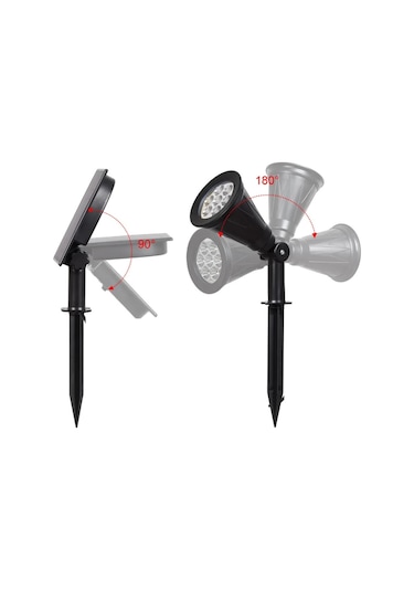 Forlife 18watt Solar Çim / Bahçe Aydınlatma Armatürü Rgb