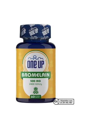 One Up Bromelain 60 Kapsül