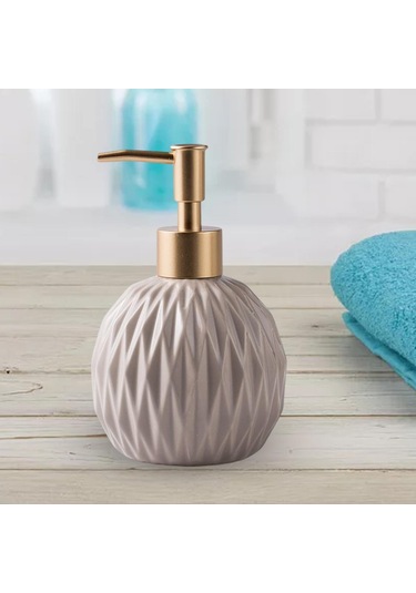 Suntek Seramik Sabunluk Ev Otel Tedarik Duş Şampuanı Bej Için