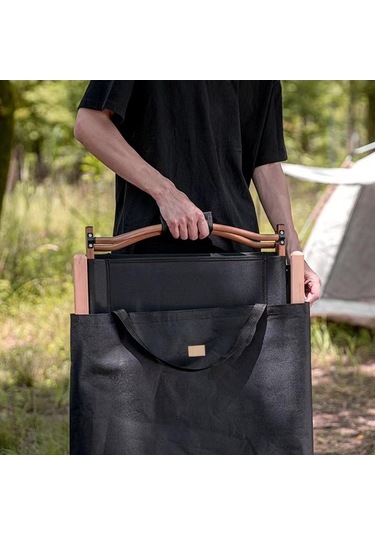 Pazly Katlanır Sandalye Saklama Çantası Dayanıklı L-siyah Model Siyah Siyah