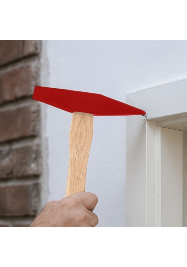 300gr Çelik Başlı Ergonomik Ahşap Saplı Çift Taraflı Çekiç