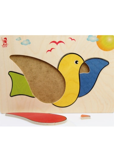 Kuş Ahşap Puzzle
