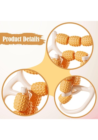 Suntek 29 Tekerlekli Bacak Masaj Silindiri Fitness Kelepçesi Kol Turuncu