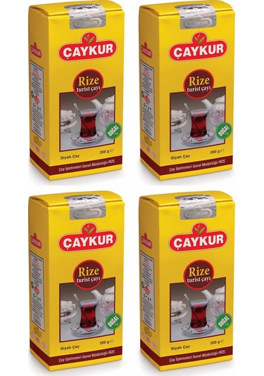 Çaykur Rize Turist Çay 200 Gr X 4 Adet