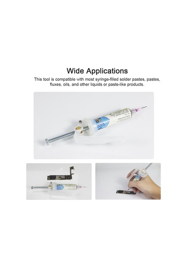 Geeksen İşgücünden Tasarruf Sağlayan Lehim Macunları Ekstruder Tutkal Aracı El Lehim Mac Silikon Tabancası