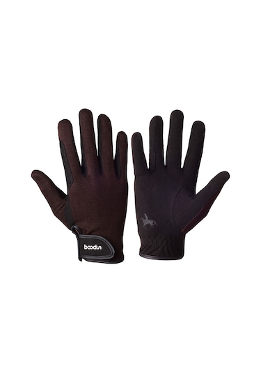 Geeksen Eşitlik, Yol Sürüşü Ve Antrenman İçin Mikrofiber Atcılık Eldivenleri Kahve M Beden Çift Kahve