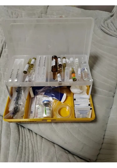 Boxplast Çeşitli Eşyalar İçin Kutu, İki Katmanlı 235x150x65mm 177221591 Koyu Yeşil