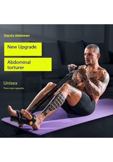 Pazly 1 Adet 4 Ü 1 Arada Ayarlanabilir Dirençli Germe Lastiği Pedallı Kollu Mekik Tüm Vücut Egzersiz Kiti, Evde Kullanım İçin Gül Kırmızısı Siyah Altın Renkli, Kadınlar Günü Hediyesi Altın