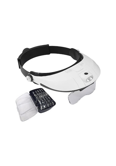 Texta MG81001-G Led Işıklı Gözlük Kafa Büyüteci