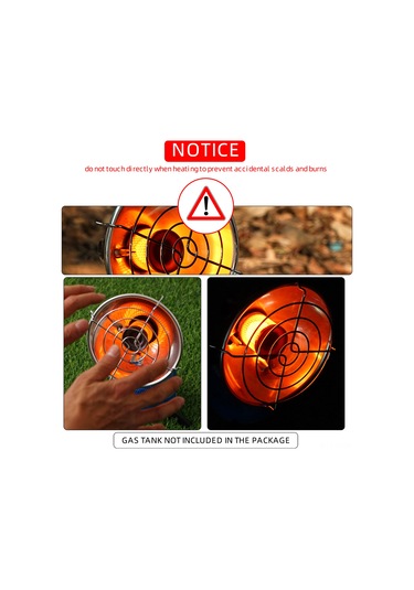 Neevoyu Taşınabilir Dijital Ateşlemeli Kamp Isıtıcı - Hafif Çelik Yapı İle Açık Hava Isınma Çözümü Gümüş