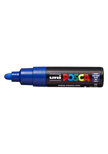 Uni Posca Pc-7M Boyama Markörü 4.5-5.5 Mm Mavi