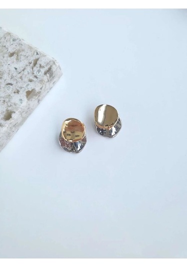 Vip Çift Renkli Kadın Küpe Sevgiliye Hediye