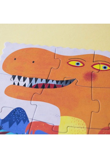 Londji Pocket Puzzle - My Little Dino -24 Parçalı Cep Yapbozu Küçük Dinazorum Canlı Renkler