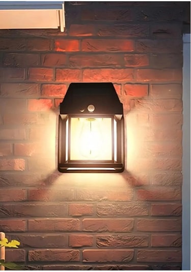 Suya Dayanıklı Hareket Sensörlü Güneş Enerjili Led Bahçe Lambası