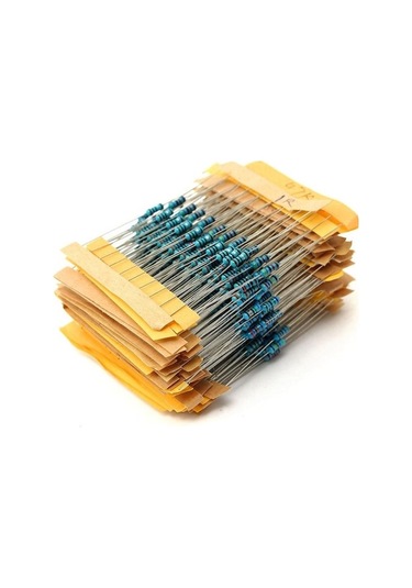 Novahub Jms 500 Adet 50 Değer 1/4w Metal Film Direnç Çeşitleri Kiti 0.25w 1% 1r-10mr 1ohm-10mohm Dirençler Seti