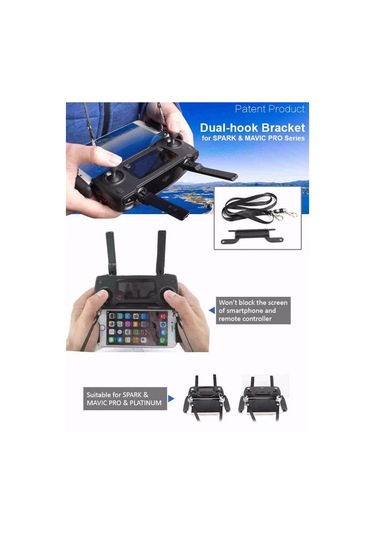 Djı Mavic Pro Çift-kanca Dirsek Toka Askı İpi Kumanda Telefon Tutucu