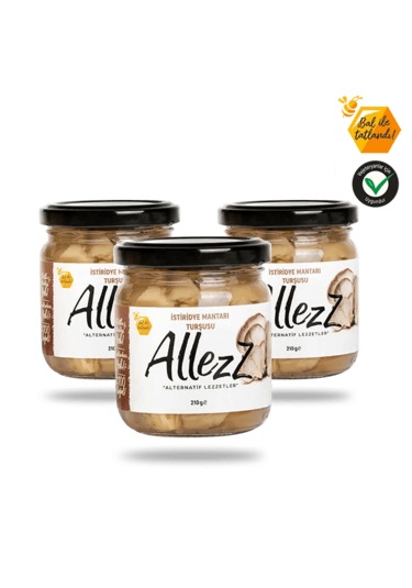 İstiridye Mantarı Turşusu 3 X 210 G