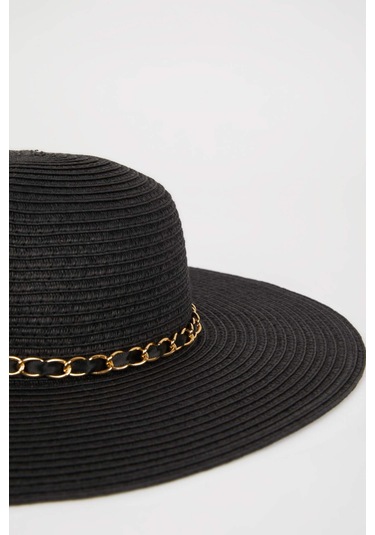 Defacto Kadın Hasır Şapka M8834az25smbk23 Siyah