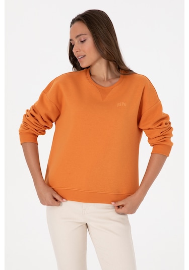 U.s. Polo Assn. Kadın Bakır Sweatshirt 50313586-vr182 Bakır