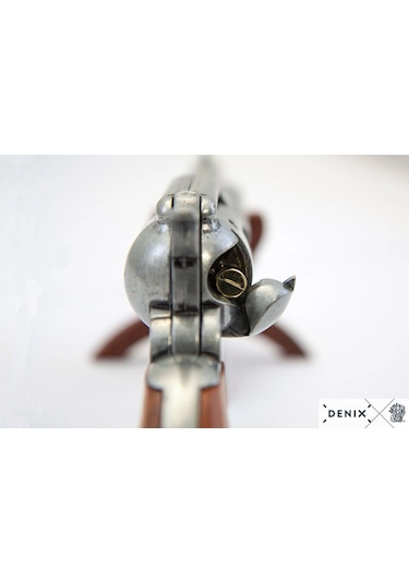 Denix Dekoratif Replika Revolver Cal.45 Peacemaker 5½ , With 6 Bullets, Usa 1873