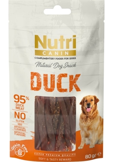 Nutri Canin Ördekli Tahılsız Köpek Ödül Maması 80 G