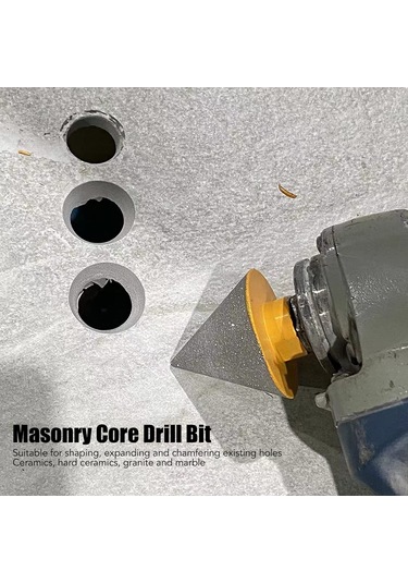 Geeksen Diamant Faseleyici Ucu, Granit Seramik İçin Delik Genişletme Ve Köşe Yumuşatma Aracı, 5/8 İnç-11, 38 Mm