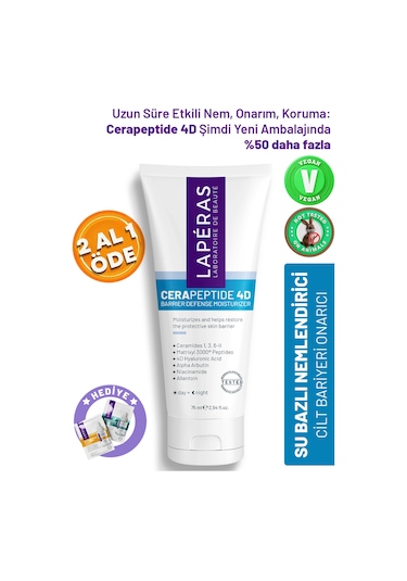 Cerapeptide 4d Cilt Yenileyici Bariyer Onarıcı Ton Eşitleyici Nemlendirici Yüz Kremi 75 Ml