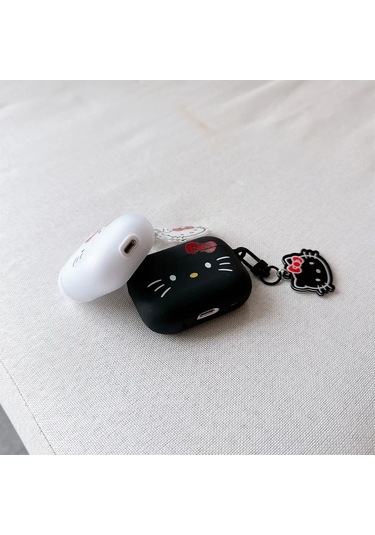 Case House Airpods Uyumlu 1/2 Kılıfı İçin Kulaklıklar Airpods Uyumlu 2 Hello Kitty Airpods Uyumlu Kulaklıklar İçin Kılıf, Airpods Uyumlu 2 İle Uyum Beyaz