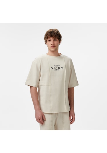 Unıted4 Örme Comfort Erkek Gri Tişört Akıta Gri